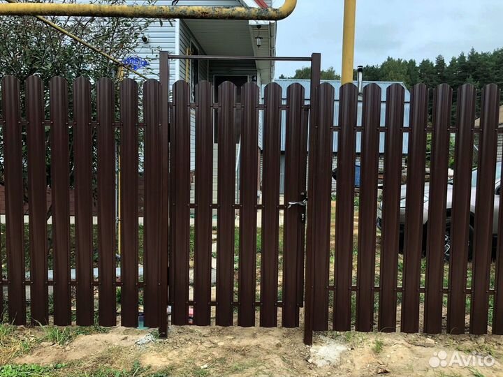 Забор под ключ штакетник