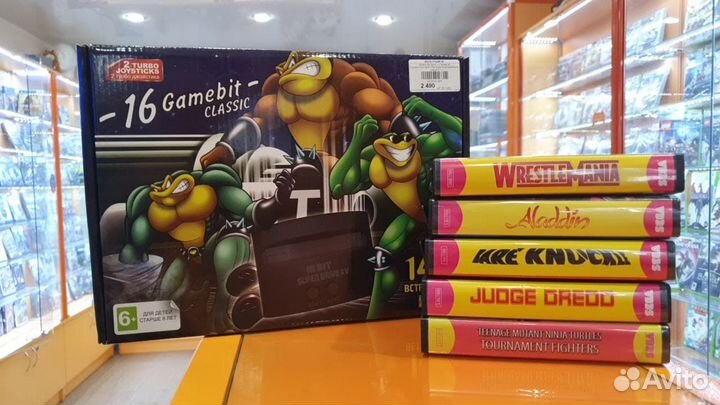 Приставки 16 bit (16бит) / 8bit (8бит) 40 консолей