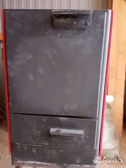 Твердотопливный котел с водяной рубашкой бу