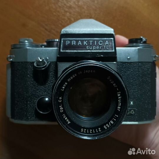 Пленочный фотоаппарат praktica super TL + объектив