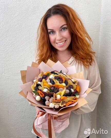 Съедобные букеты из сухофруктов