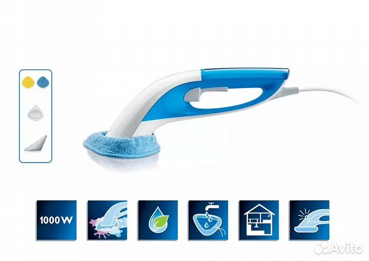 Ручной пароочиститель Новый Philips FC7012/01