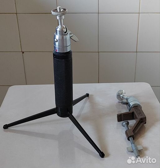 Штатив и струбцина для фотоаппарата