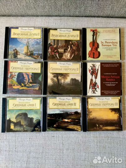 Cd диски - лучшие оперы и арии - 19шт