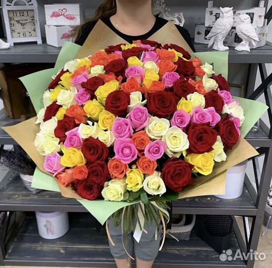 Микс розы букет (любое количество )