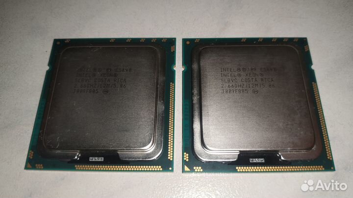 Серверные процессоры Intel Xeon X5650 E5640