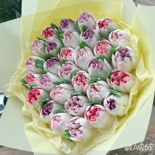 Зефирные тюльпаны