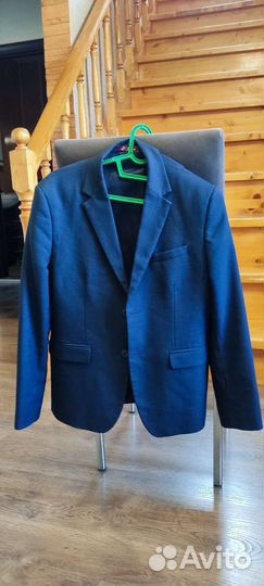 Пиджак школьный для мальчика 152