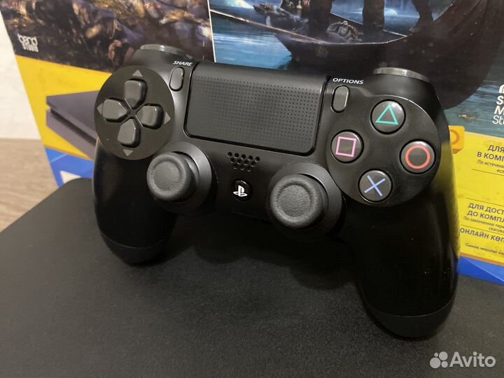 Sony playstation 4 slim 1тб с играми