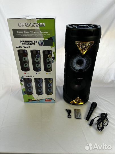 Портативная колонка Bt speaker ZQS-6203