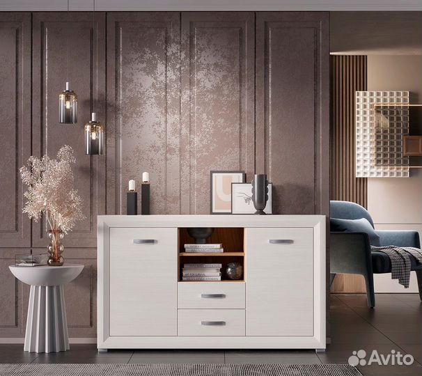 Тумба Мальта B136-KOM2D2S лиственница сибирская