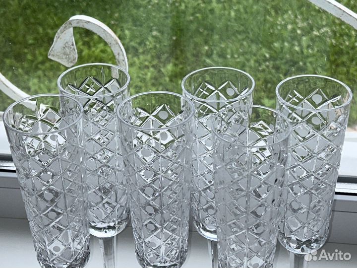 Хрустальные фужеры СССР, редкие кубки