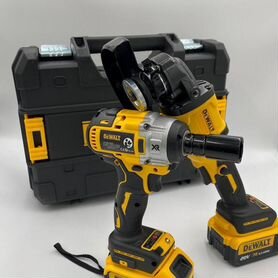 Набор аккумуляторный ушм + гайковерт DeWalt