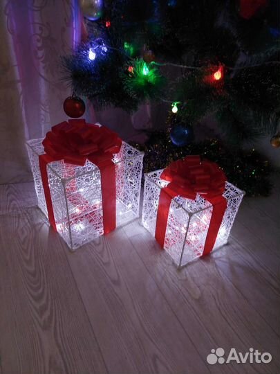 Декоративный новогодний подарок. Новогодний декор