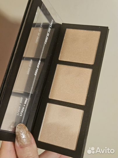 MAC палетка хайлайтер hyper real glow flash+ave