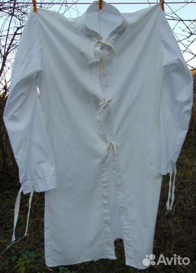 Халат санитарный, хлопок, 1981 год