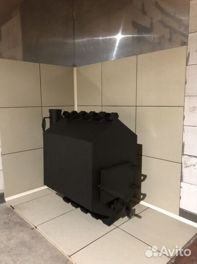 Печь для гаража булерьян.печь для бани