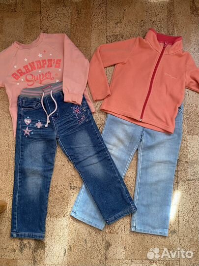 Одежда для девочки 104-116 (60 предметов)