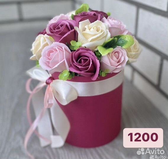 Букет цветов из мыла