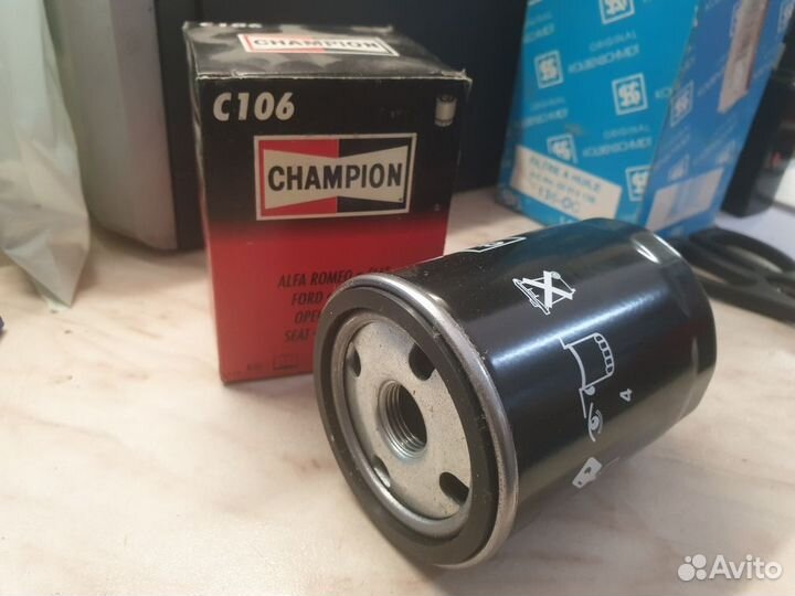 Фильтр масляный Champion C106 ford