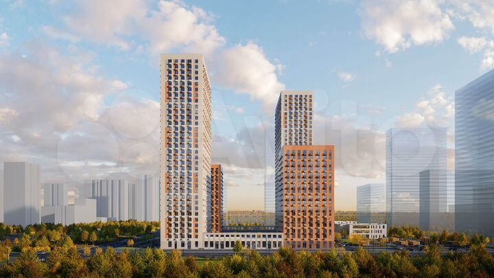 Квартира-студия, 21,8 м², 29/33 эт.