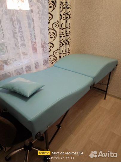 Анатомическая кушетка для наращивания ресниц бу