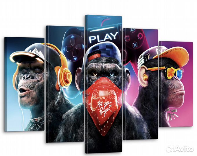 Картина печать на холсте