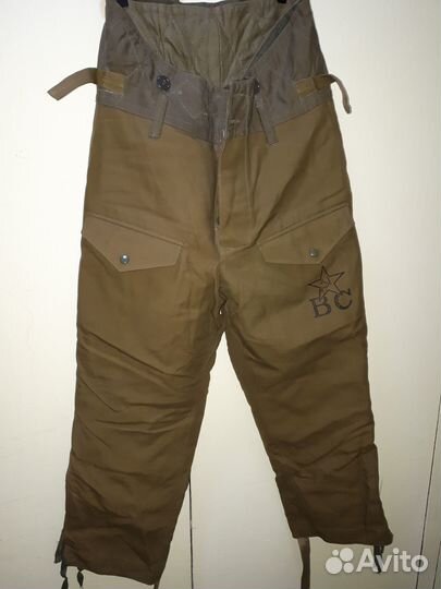 Штаны танковые брюки СССР зимние афганка