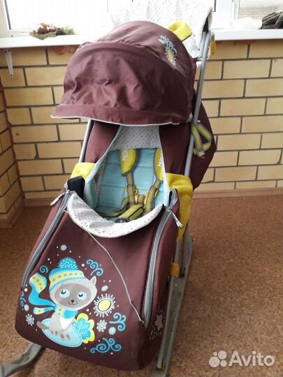 Коляска санки