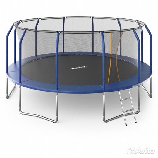 Батут unix Line supreme basic 16 ft (blue)