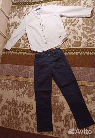 Рубашка и брюки на мальчика 116