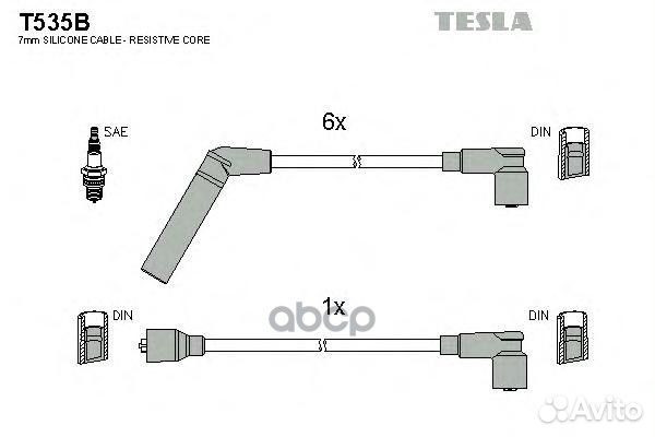 T535B-TSL к-кт проводов высоковольтных Mitsubi