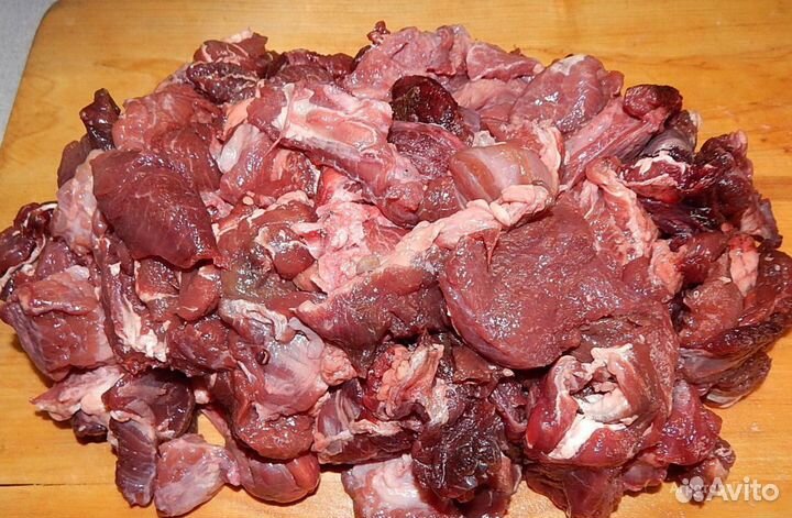 Мясо говядина обрезь кости для собак