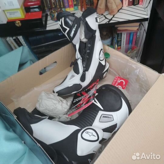 Мото боты alpinestars SMX plus, 38р