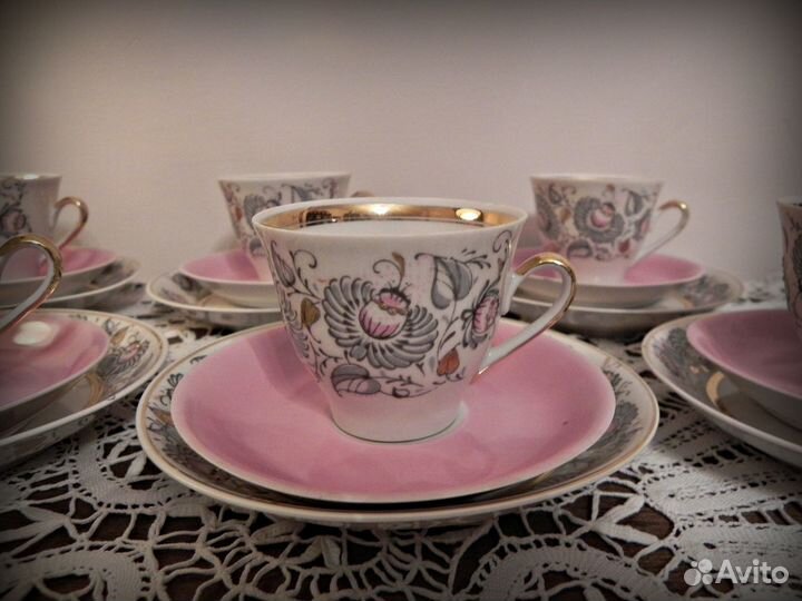 Советский фарфор, сервизы