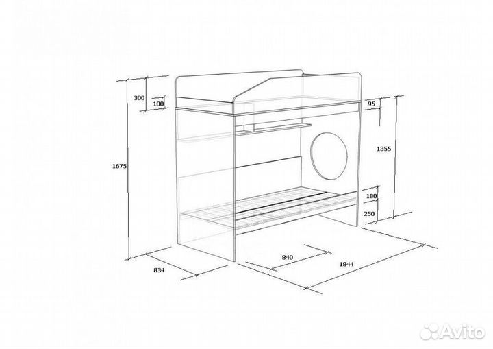 Комплект для троих детей с рабочим местом