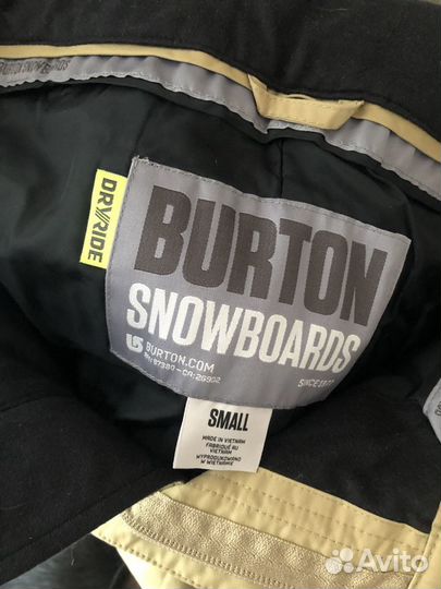 Штаны для сноуборда Burton размер S