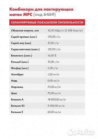 Комбикорм Пурина мрс для лактирующих овец и коз