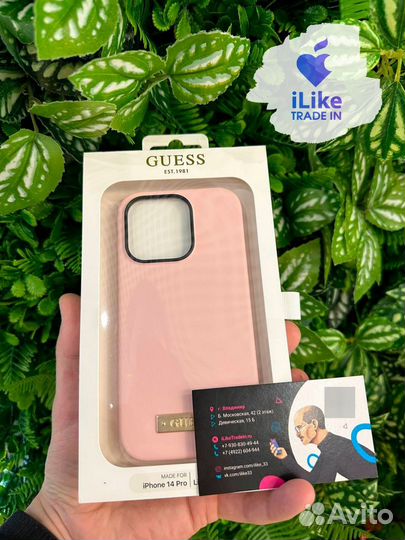 Чехол guess MagSafe iPhone 14 Pro (0328)