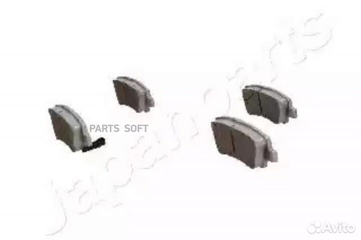 Japanparts PP-K06AF Колодки тормозные дисковые