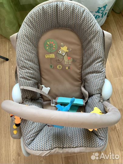 Детские качели шезлонг