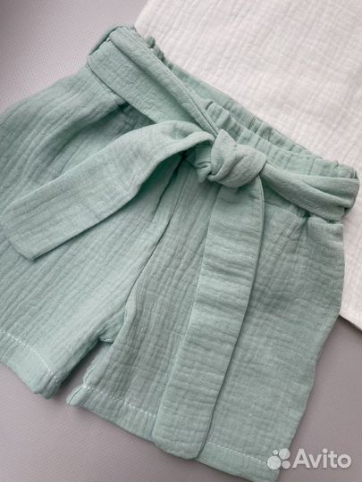 Костюм из муслина 86, 92, 98, 104 Новый