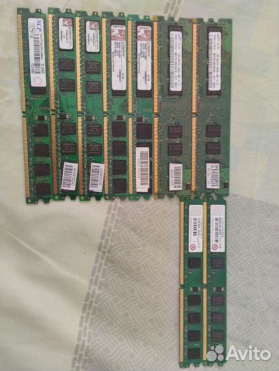Оперативная память DDR2 (кучей) 9 шт