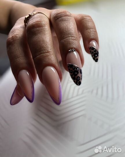 Покрытие гель-лаком и наращивание ногтей