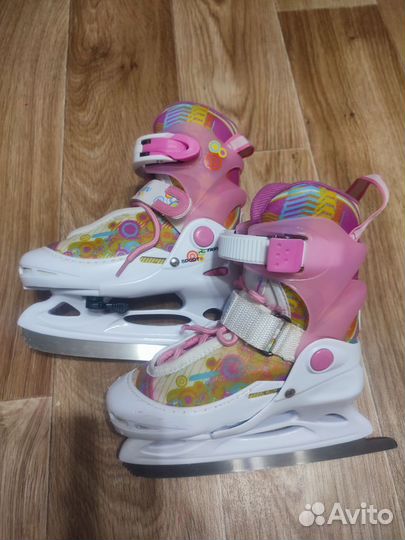 Коньки детские раздвижные 26-29р