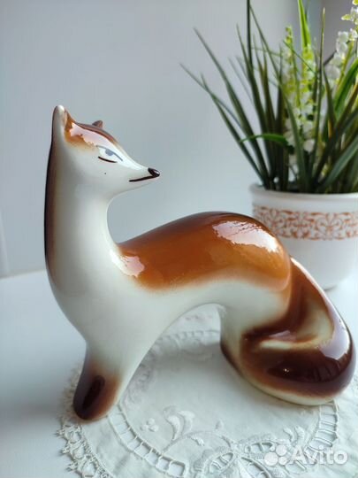 Статуэтка Лиса ссср(зик, Конаково)