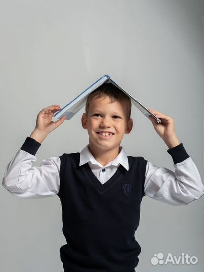 Рубашка школьная для мальчика белая