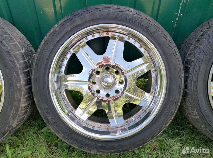 Диски R24 с резиной, под восстановление Hummer H2