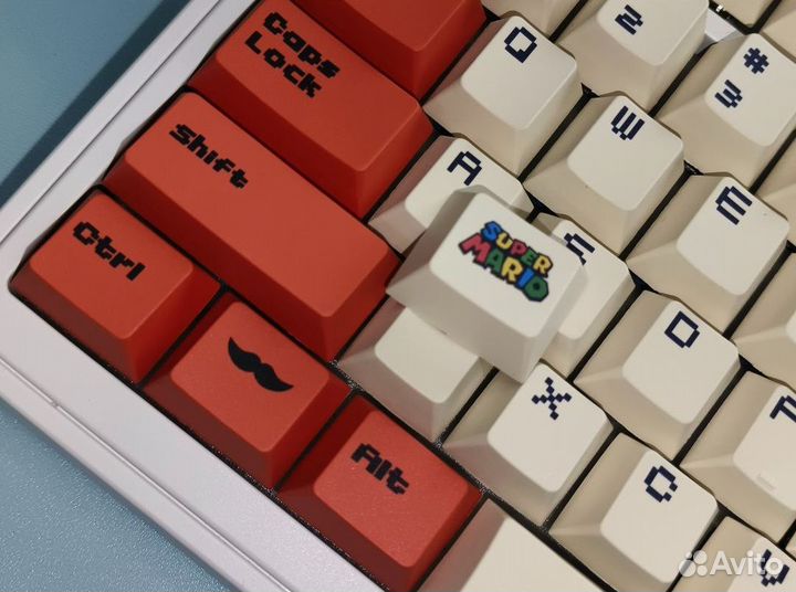 PBT кейкапы Марио для механической клавиатуры