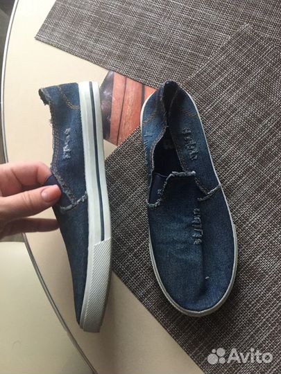Соипоны джинсовые детские